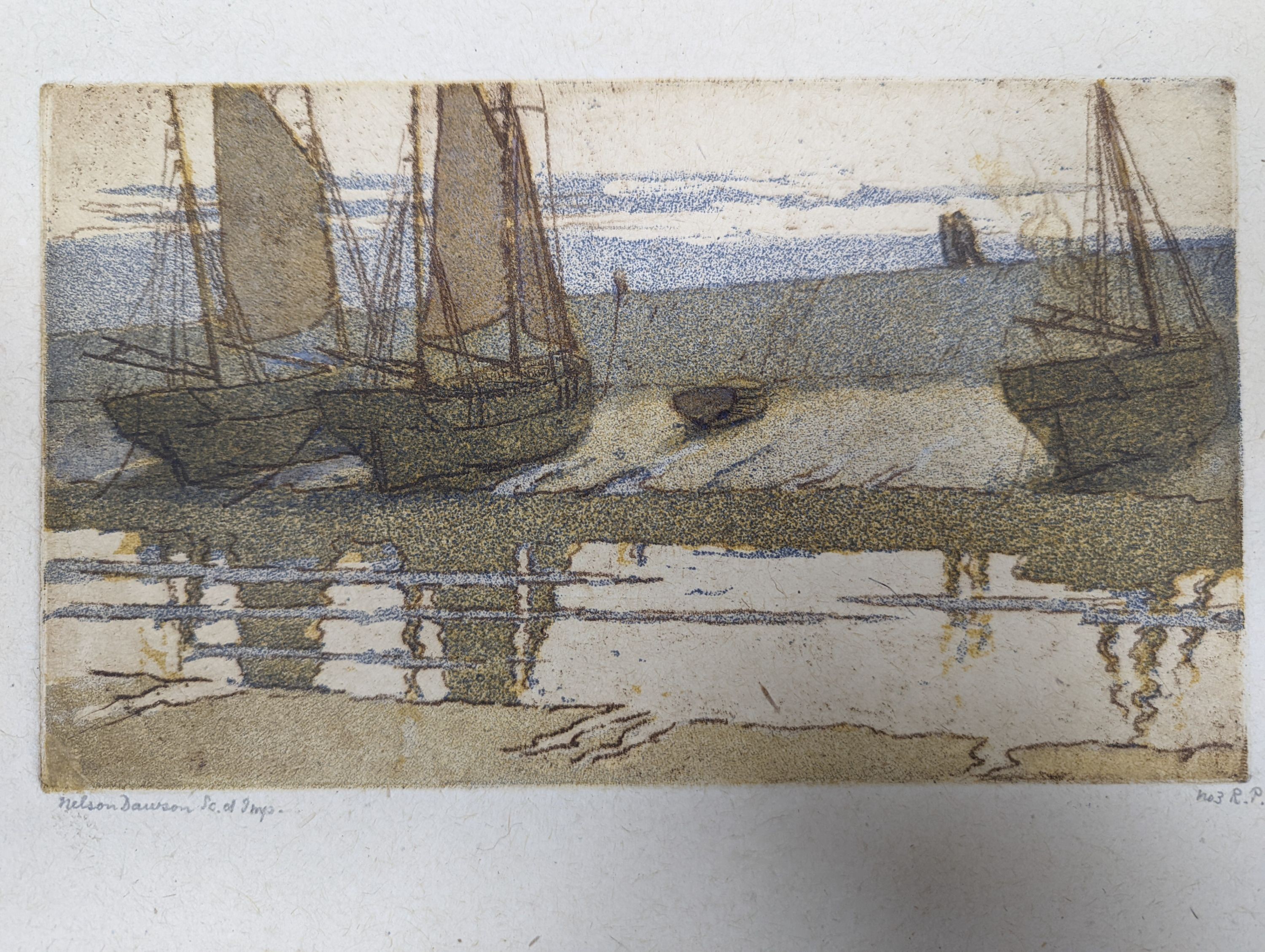 Nelson Dawson (1859-1941) a group of assorted etchings and drawings